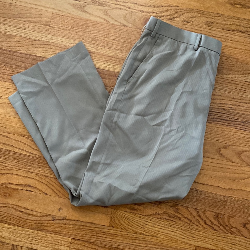 Men’s pinstriped slacks